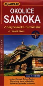Okładka książki Okolice Sanoka 1:50 000