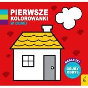 Okładka książki Pierwsze kolorowanki W domu