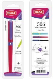 Pióro wieczne Extra Fine-506 TOMA. Wydawca: TOMA. Dadada.pl Opakowanie Pióro wieczne Extra Fine-506 TOMA