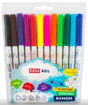 Pisaki spiralne zapachowe 12 kolorów EASY. Wydawca: Easy Stationery. Dadada.pl Opakowanie Pisaki spiralne zapachowe 12 kolorów EASY