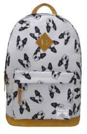 Okładka książki Plecak dwukomorowy szary Buldogi PAUL&CO