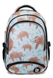 Okładka książki Plecak trzykomorowy błękitny Leniwiec