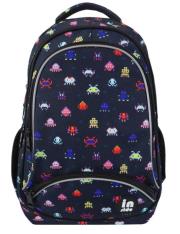 Okładka książki Plecak trzykomorowy granatowy Piksele