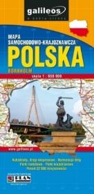 Zdjęcie produktu Polska mapa samochodowo-krajozn.Bornholm 1:650000 m.wodoodporna/Galileos/