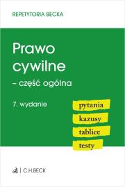 Okładka książki Prawo cywilne - część ogólna (wyd. 7/2019)
