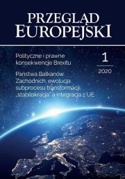 Okładka książki Przegląd Europejski 1/2020