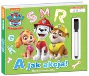 Okładka książki Psi patrol. Napisz to A,B,C. A jak akcja