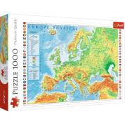 Opakowanie Puzzle 1000 Mapa fizyczna Europy TREFL