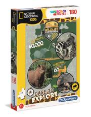 Opakowanie Puzzle 180 National Geo Kids Wildlife Expedition