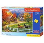 Opakowanie Puzzle 200 Horse Valley Farm CASTOR