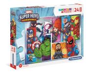 Opakowanie Puzzle 24 Super Kolor Superhero maxi