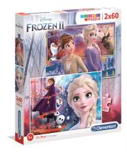 Opakowanie Puzzle 2x60 Super kolor Frozen 2