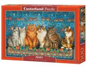 Puzzle 500 Cat Aristocracy CASTOR. Wydawca: Castorland. Dadada.pl Opakowanie Puzzle 500 Cat Aristocracy CASTOR
