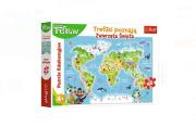 Opakowanie Puzzle Edukacyjne Trefliki poznają zwierzęta TREFL