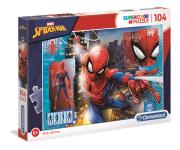 Opakowanie Puzzle Supercolor 104 Spider-Man