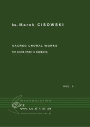 Okładka książki Sacred Choral Works vol.3 na czterogłosy chór SATB