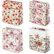 Opakowanie Torebki ozdobne XL set 67 Kwiaty watercolors 10 sztuk