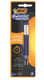 Wkład niebieski Gel-ocity quick dry bls 2szt BIC. Wydawca: Bic. Dadada.pl Opakowanie Wkład niebieski Gel-ocity quick dry bls 2szt BIC