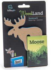 Opakowanie WoodLand Moose drewniana zakładka do książki - łoś