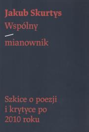 Wspólny mianownik. Autor: Skurtys Jakub. Dadada.pl Okładka książki Wspólny mianownik