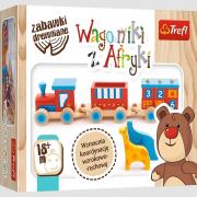 Opakowanie Zabawka drewniana - Wagoniki z Afryki TREFL