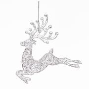 Opakowanie Zawieszka dekoracyjna renifer, srebrny, Dp Craft