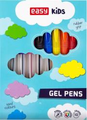 Żelopis 10 kolorów EASY. Wydawca: Easy Stationery. Dadada.pl Opakowanie Żelopis 10 kolorów EASY