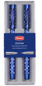Opakowanie Zestaw pióro kulkowe + wieczne w gwiazdki TOMA