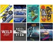 Opakowanie Zeszyt A5 16 k. 3-linie kolorowe UV Boys, Interdruk