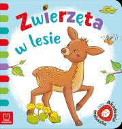 Zwierzęta w lesie. Akademia maluszka. Autor: Podgórska Anna. Dadada.pl Okładka książki Zwierzęta w lesie. Akademia maluszka