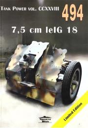 7,5 cm leIG 18. Tank Power 494. Autor: Janusz Ledwoch. Dadada.pl Okładka książki 7,5 cm leIG 18. Tank Power 494