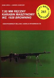 7,92 mm ręczny karabin maszynowy wz. 1928 Browning. Autor: Adam Jońca, Zasieczny Andrzej. Dadada.pl Okładka książki 7,92 mm ręczny karabin maszynowy wz. 1928 Browning