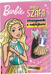 Okładka książki Barbie. Moja szafa. Zmazywanki z naklejkami