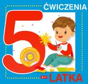 Okładka książki Ćwiczenia 5-latka z naklejkami