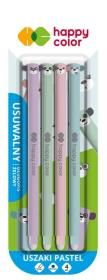 Opakowanie Długopis usuwalny Uszaki Pastel 0,5mm nieb. 4szt