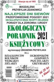 Okładka książki Ekologiczny Poradnik Księżycowy 2021