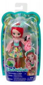 Opakowanie Enchantimals. Lalka Fanci Flamingo + Swash