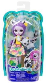 Opakowanie Enchantimals. Lalka Larissa Lemur + Ringlet