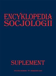 Okładka książki Encyklopedia socjologii. Suplement