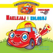 Okładka książki Garażowe bajeczki. Naklejaj i koloruj