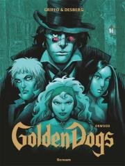 Golden Dogs T.2 Orwood. Autor: Desberg Stephen, Griffo. Dadada.pl Okładka książki Golden Dogs T.2 Orwood