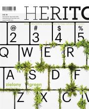 Herito nr.39 Zielony. Autor: Opracowanie zbiorowe. Dadada.pl Okładka książki Herito nr.39 Zielony