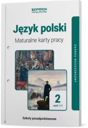 Język polski LO 2 Maturalne karty pracy ZR cz.1-2. Autor: Steblecka-Jankowska Magdalena, Renata Janicka-Szyszko, Urszula Jagiełło. Dadada.pl Okładka książki Język polski LO 2 Maturalne karty pracy ZR cz.1-2