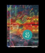 Okładka książki KAL.OLA NIEBIESKI Z KWIATAMI 2014 T212F-09-PRMI