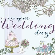 Opakowanie Karnet Swarovski kwadrat CL2113 Ślub Tort prezent