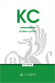 KC. Kodeks cywilny wyd. 49. Autor: Opracowanie zbiorowe. Dadada.pl Okładka książki KC. Kodeks cywilny wyd. 49