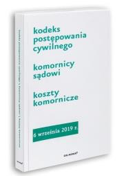 Okładka książki Kodeks postępowania cywilnego... 06.09.2019