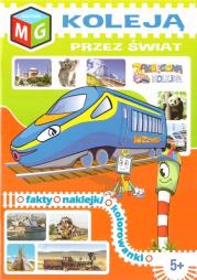 Koleją przez świat. Autor: Ewa Gorzkowska-Parnas. Dadada.pl Okładka książki Koleją przez świat