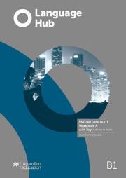 Okładka książki Language Hub Split ed. Pre-Inter. B1 WB A + key
