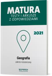 Okładka książki LO. Geografia. Matura 2023. Testy i arkusze ZR dla szkół ponadgimnazjalnych